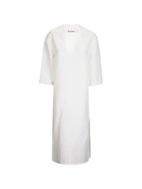 V-neck midi dress by ROHE