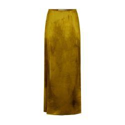 Velvet silk-blend long skirt by ROHE