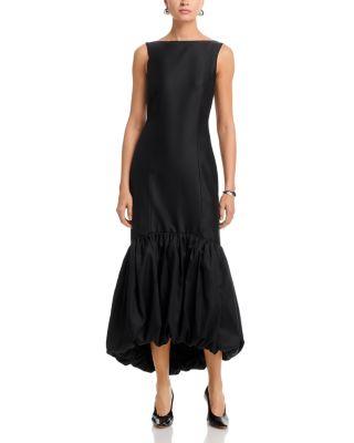 Voluminous Peplum Dress by ROHE