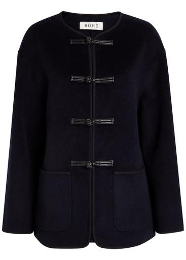 Wool and cashmere-blend jacket by ROHE