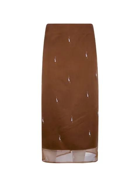 beaded skirt by ROHE