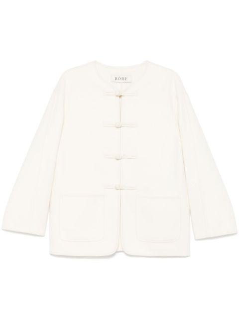 braid-trim jacket by ROHE