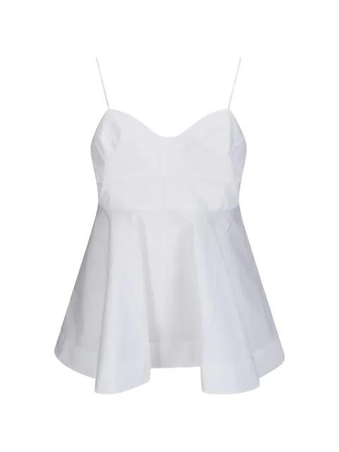 bustier peplum top by ROHE