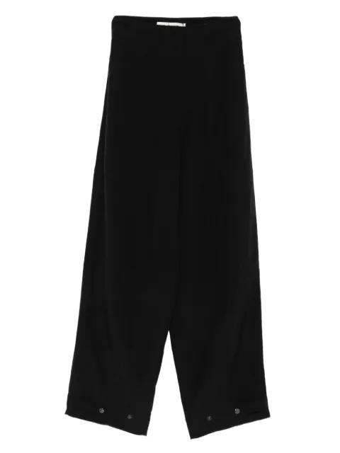 button-cuffed trousers by ROHE