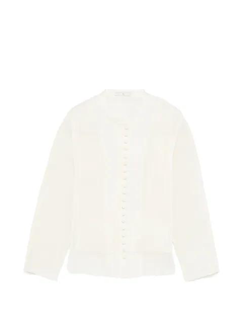 button patch-pocket blouse by ROHE