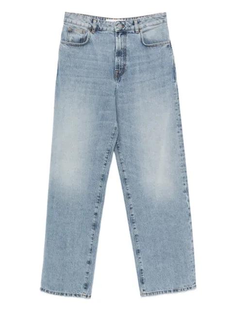 buttoned straight jeans by ROHE