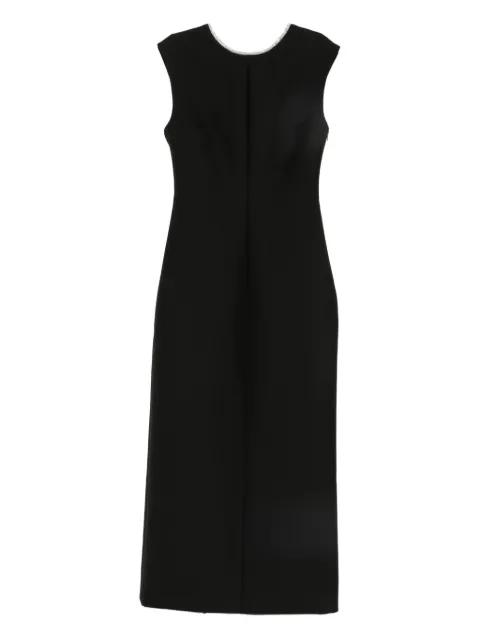 collar-embellished midi dress by ROHE