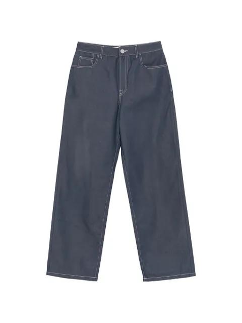 contrast-stitching jeans by ROHE