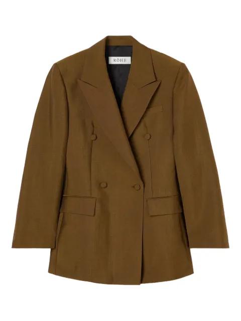 double-breasted blazer by ROHE