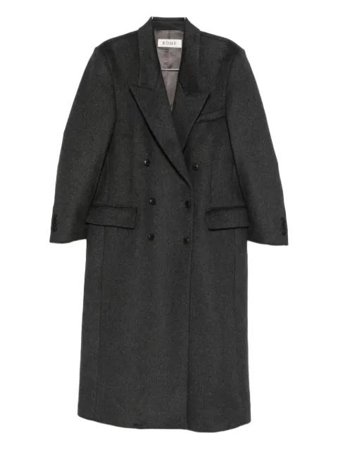 double-breasted coat by ROHE