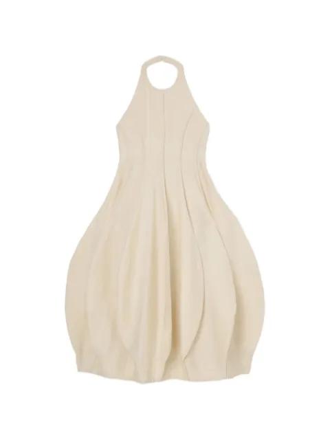 halter-neck pleated dress by ROHE
