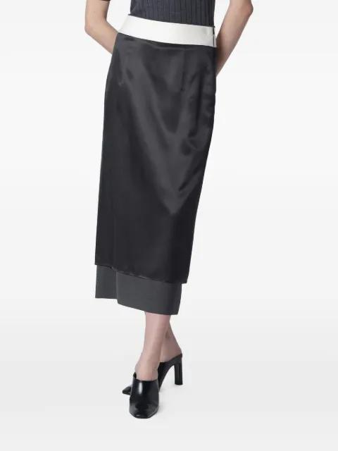 inside-out midi skirt by ROHE