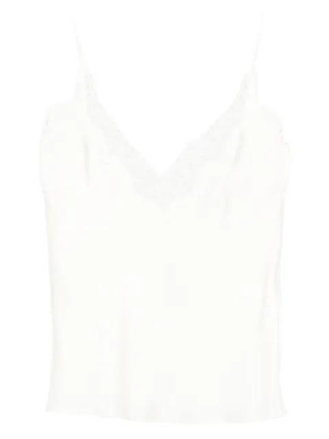 lace V-neck top by ROHE
