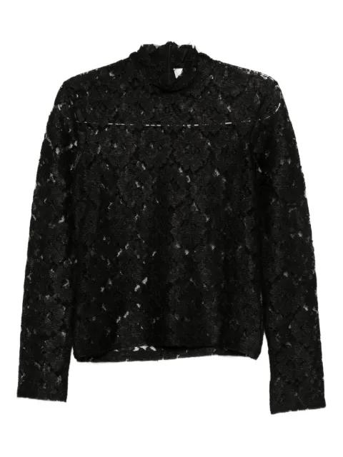 lace mock-neck T-shirt by ROHE