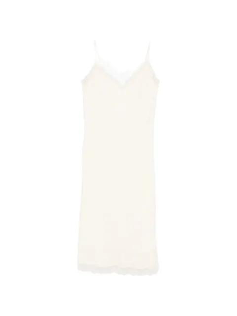 lace-trim midi dress by ROHE