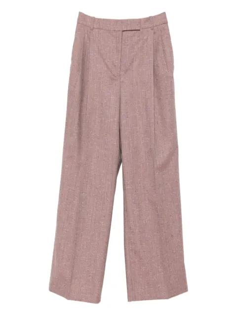 mid-waist tweed trousers by ROHE