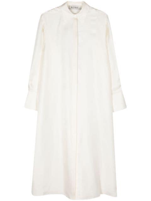 open-back silk midi dress by ROHE