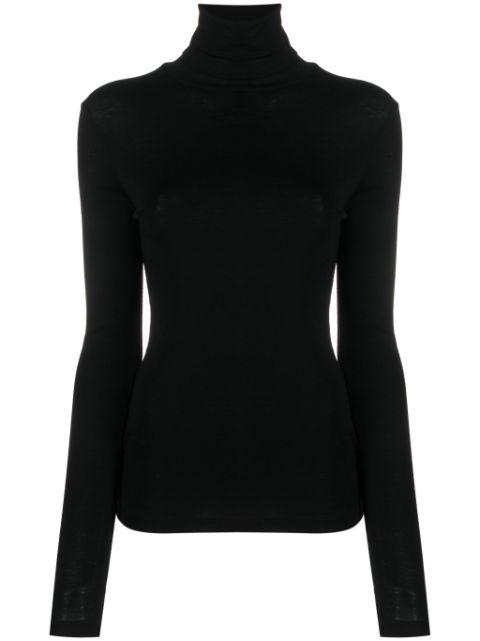 roll neck merino-wool top by ROHE