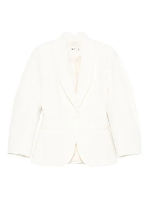 shawl-lapel blazer by ROHE
