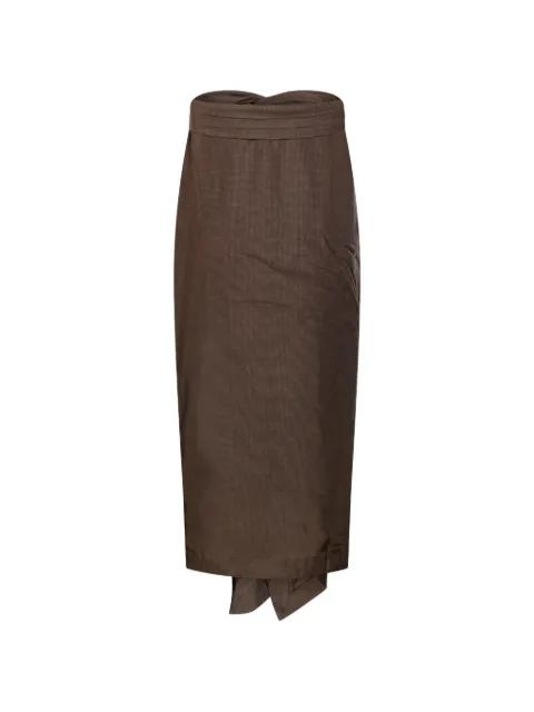 strapless top by ROHE