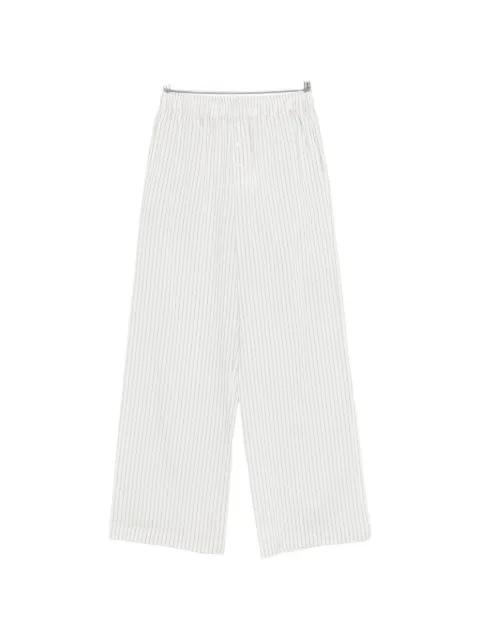 stripe-pattern trousers by ROHE