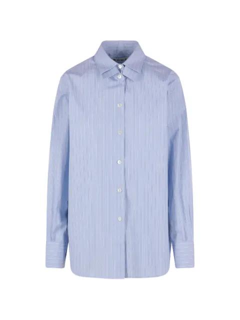 striped button-up shirt by ROHE