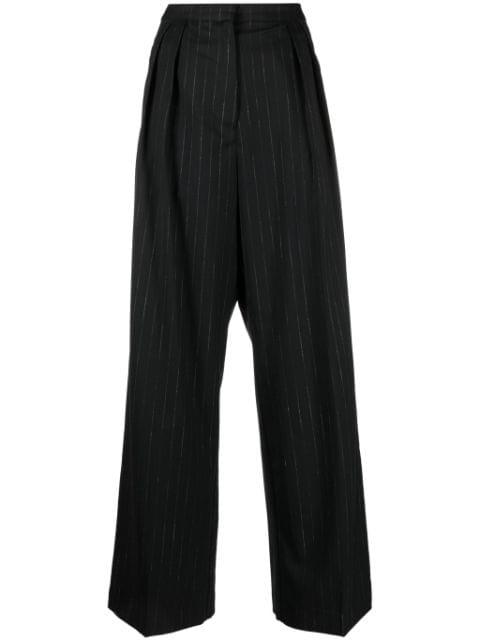 striped wide-leg trousers by ROHE