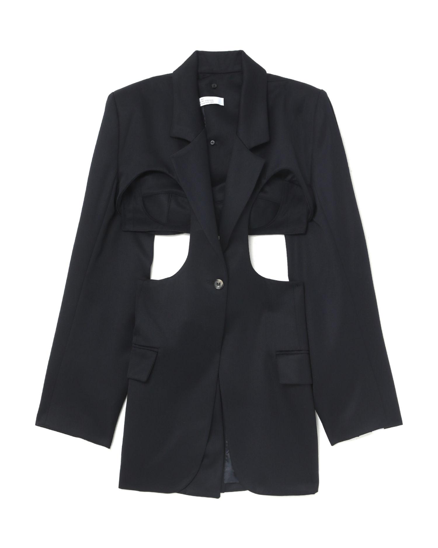 Bra detailed blazer by ROKH