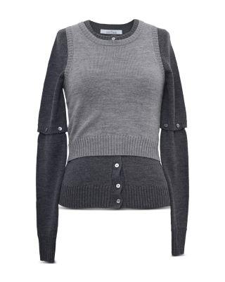 Detachable Sleeve Cardigan Set by ROKH