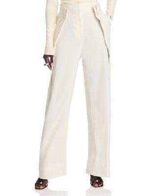 Pleated Wide Leg Pants by ROKH