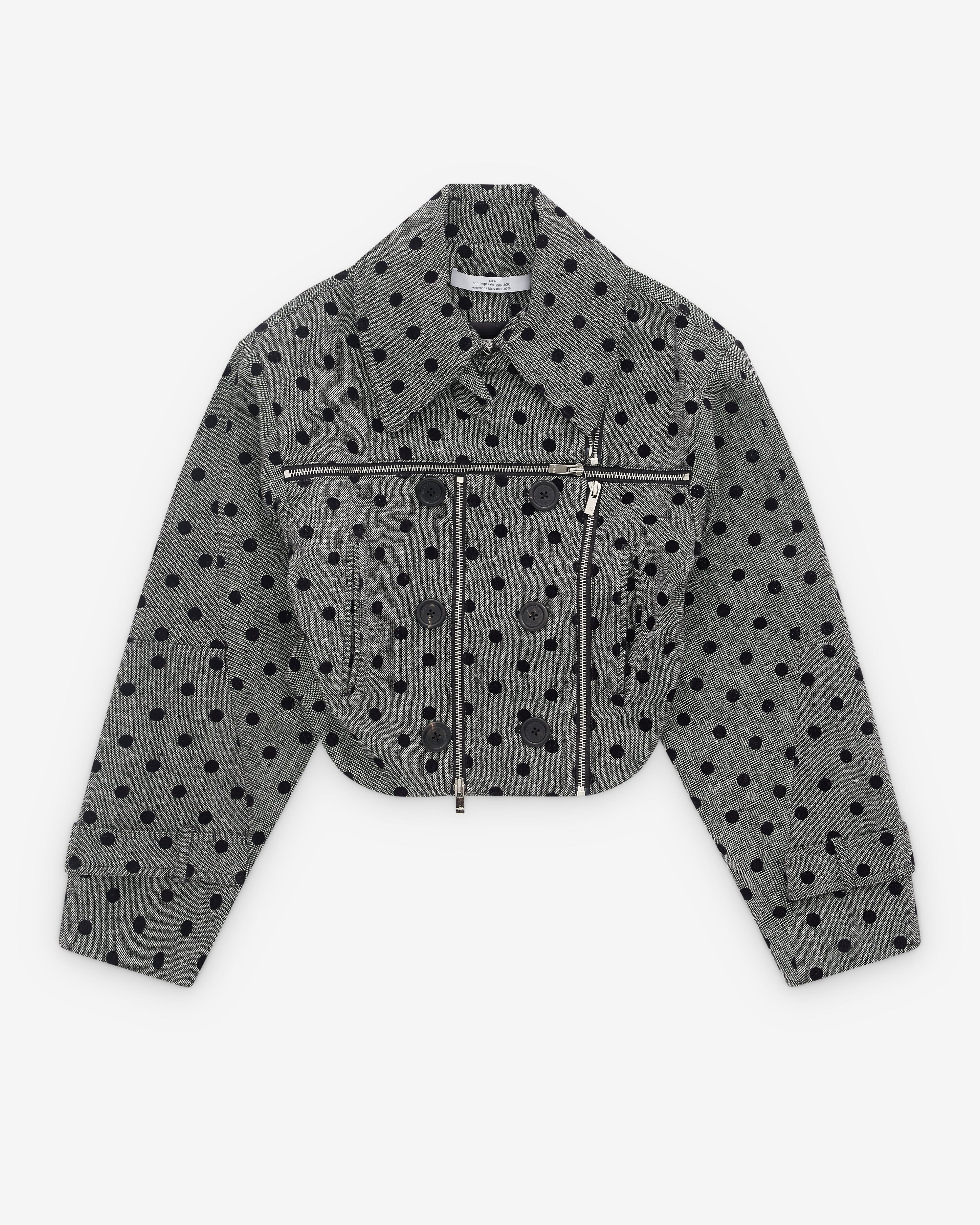 Rokh - Women’s Broken Jacket - (Black Dot) by ROKH