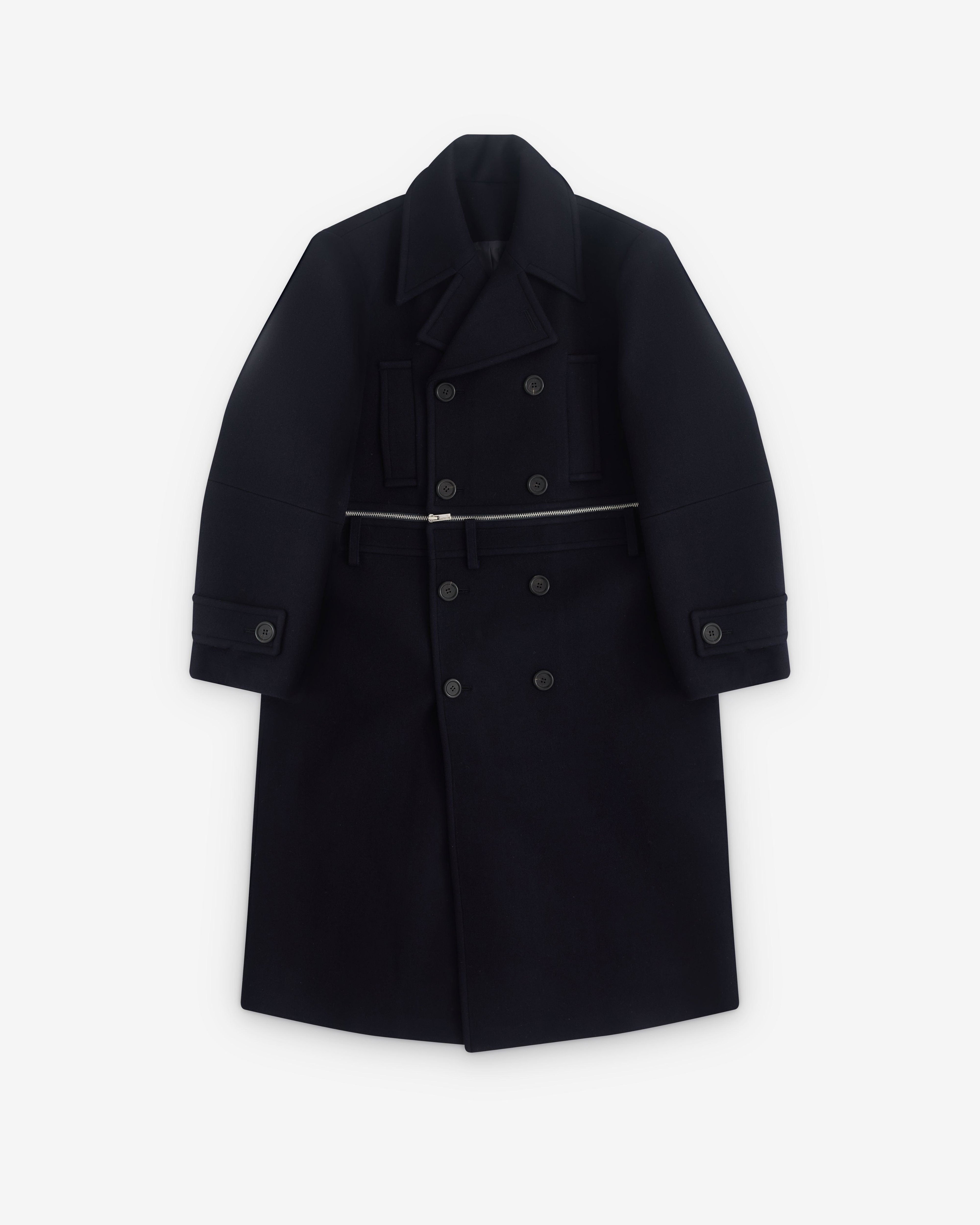 Rokh - Women’s Zip Coat - (Navy) by ROKH
