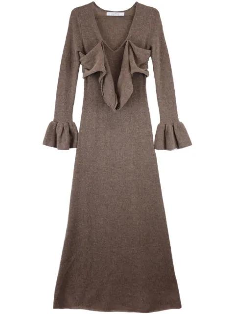 cross-knitted dress by ROKH