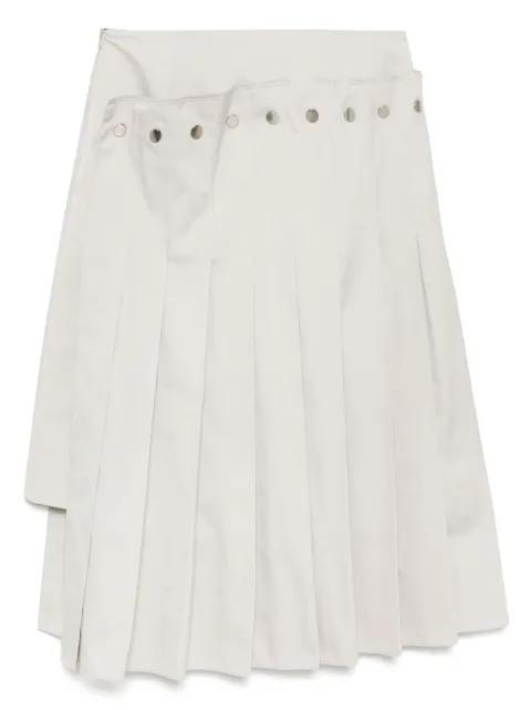 double-layered pleated skirt by ROKH
