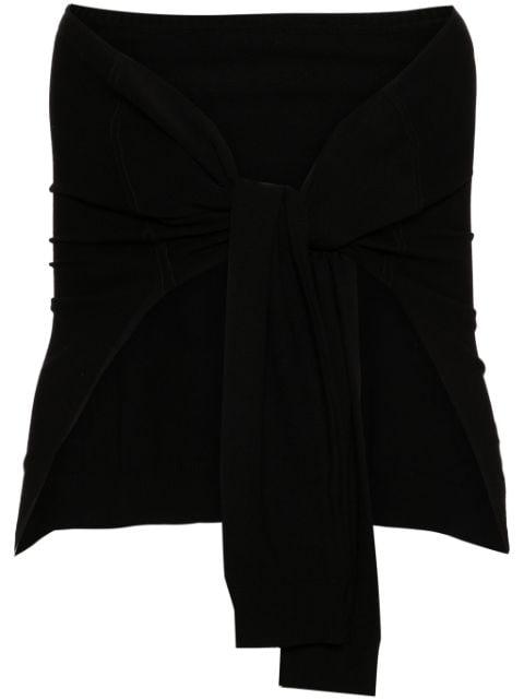 faux-sleeves knitted cardigan by ROKH