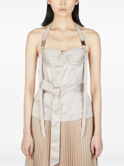 halterneck corset top by ROKH