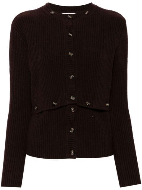 multi buttons cardigan by ROKH