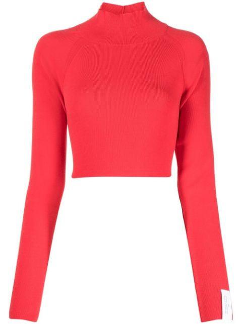 open back knitted top by ROKH