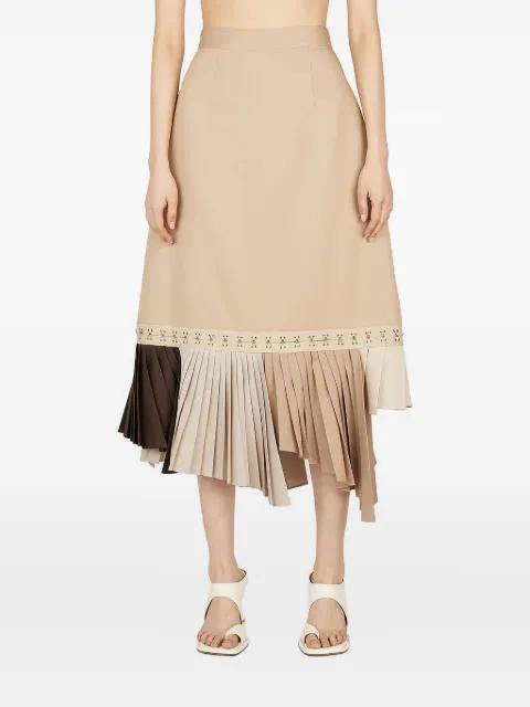 pleated embellished skirt by ROKH