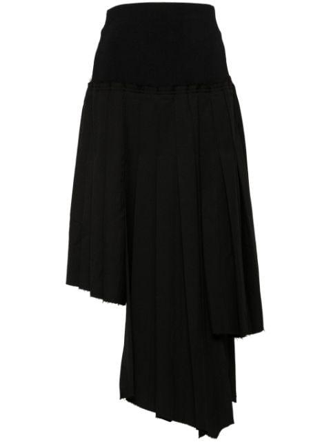 pleated midi skirt by ROKH