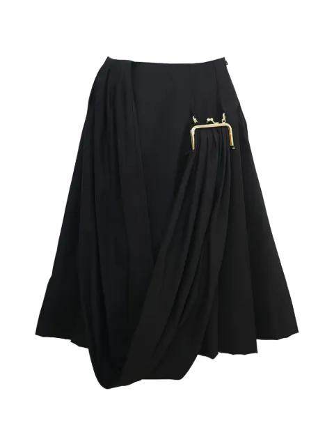 purse draped midi skirt by ROKH