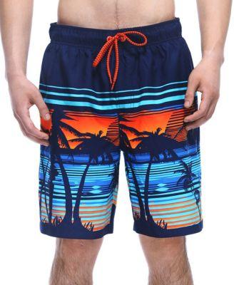 Men's 8" Mesh Lined Swim Trunks, up to Size 2XL by ROKKA&ROLLA