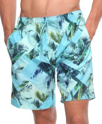 Men's 8" Mesh Lined Swim Trunks, up to Size 2XL by ROKKA&ROLLA
