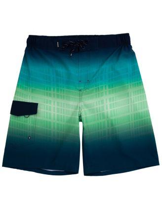 Men's 9" NO Liner Board Shorts Elastic Waist Quick Dry Swim Trunks by ROKKA&ROLLA