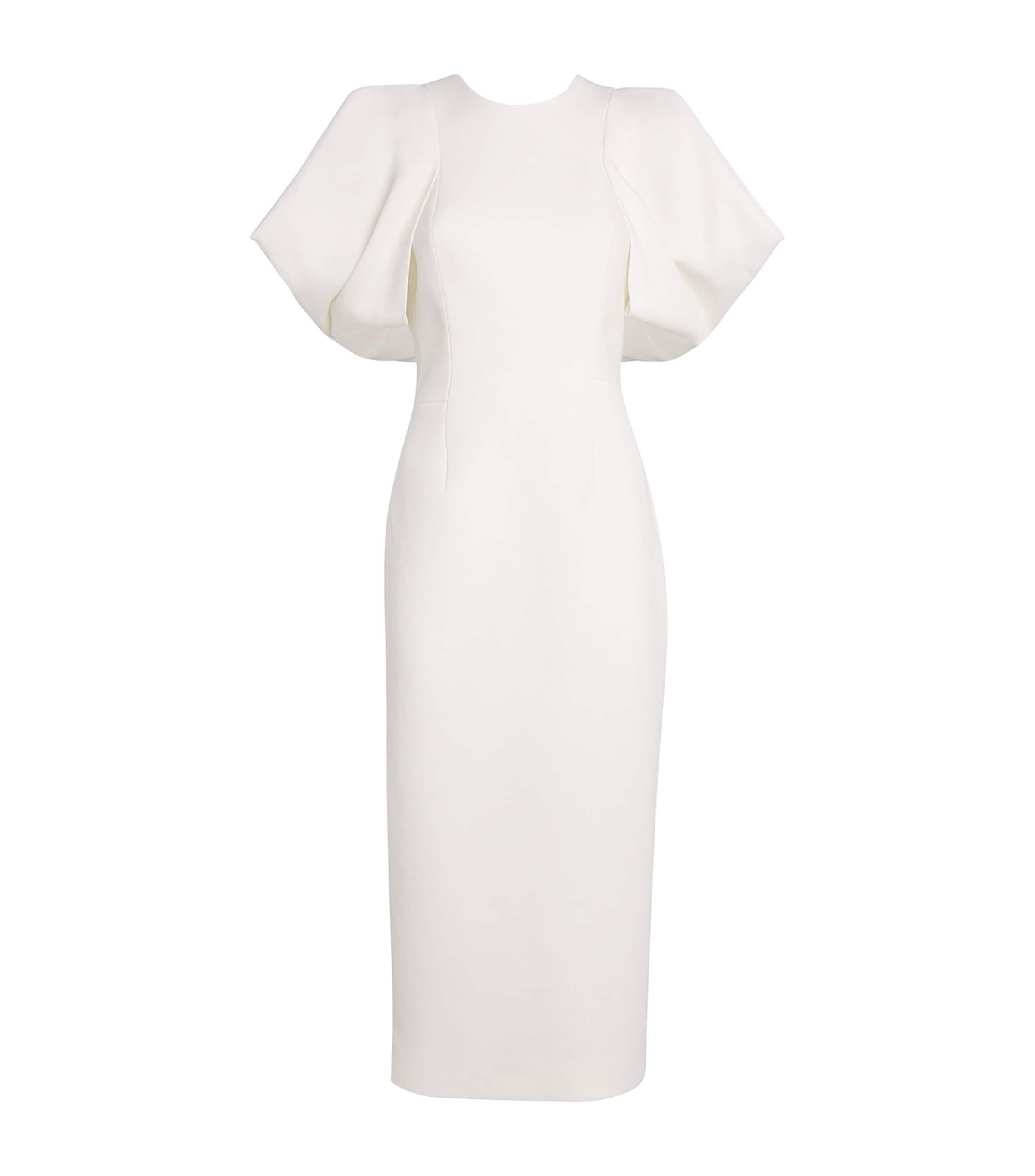 Bow-Tied Calita Midi Dress by ROKSANDA