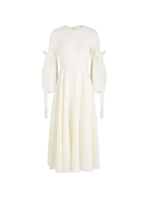 Calmina puff-sleeve midi dress by ROKSANDA