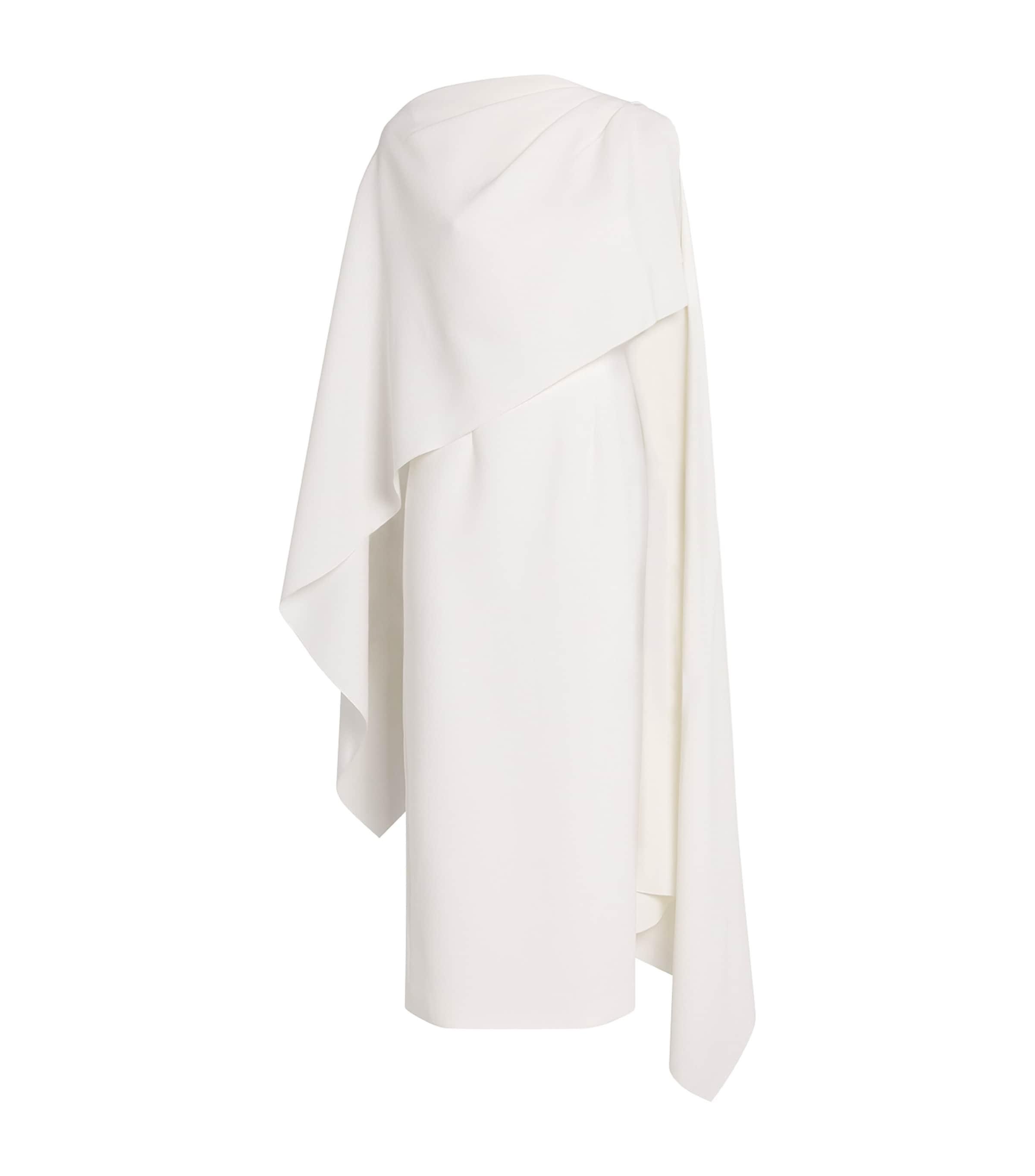 Cape-Overlay Demetria Maxi Dress by ROKSANDA