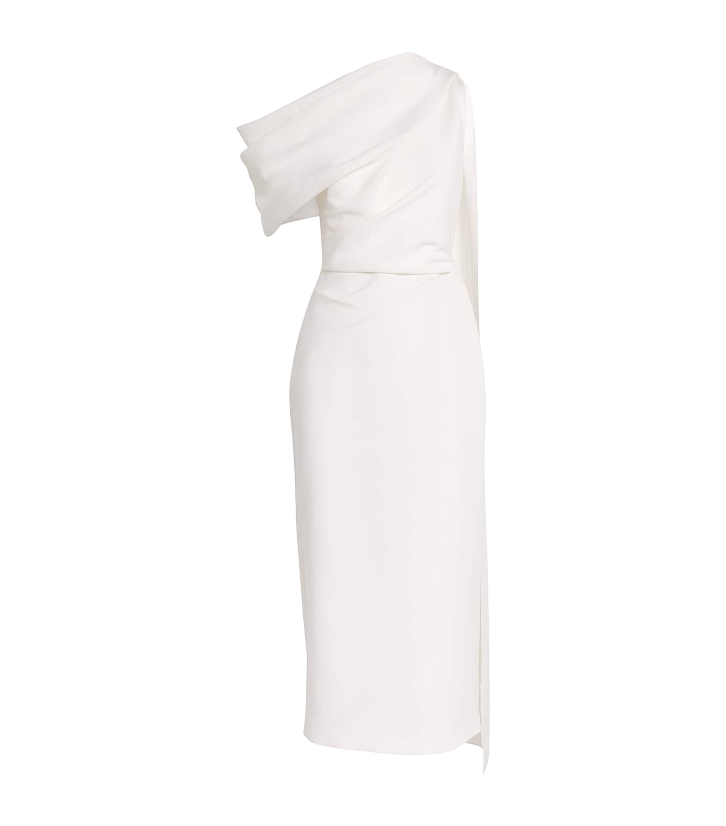 Crepe Draped Maite Maxi Dress by ROKSANDA