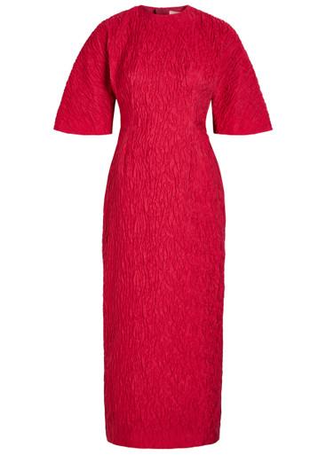 Falah cloqué midi dress by ROKSANDA