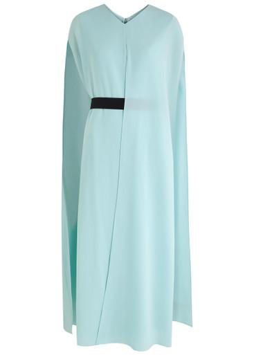 Fyera cape-effect maxi dress by ROKSANDA